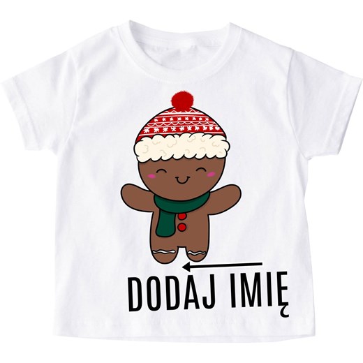 Koszulka z imieniem na mikołajki dla dziecka ze sklepu Time For Fashion w kategorii Bluzki dziewczęce - zdjęcie 175640264