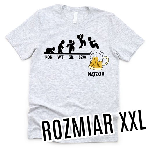 Koszulka męska dla piwosza ROZMIAR XXL ze sklepu Time For Fashion w kategorii T-shirty męskie - zdjęcie 175640943