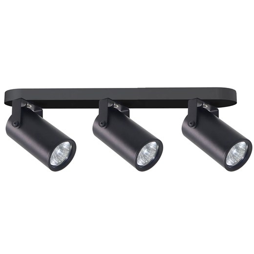 Czarna lampa sufitowa z 3 reflektorkami - Z072-Santino ze sklepu Edinos.pl w kategorii Dom - zdjęcie 175644891