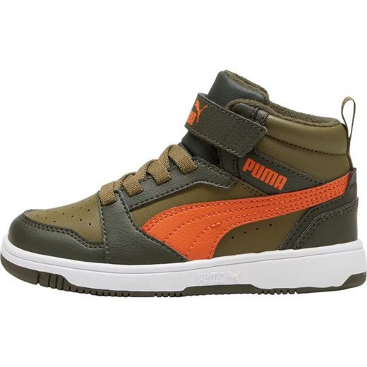 Buty Rebound V6 Mid WTR AC+ PS Jr Puma ze sklepu SPORT-SHOP.pl w kategorii Buty sportowe dziecięce - zdjęcie 175645341