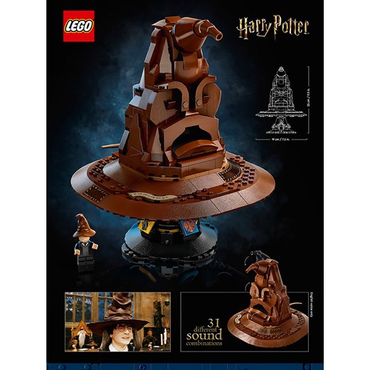 LEGO LEGO® Harry Potter™ 76429 &quot;Mówiąca Tiara Przydziału&quot; - 18+ ze sklepu Limango Polska w kategorii Zabawki - zdjęcie 175645863