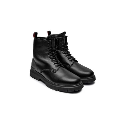 Buty zimowe męskie Hugo Boss sznurowane casual