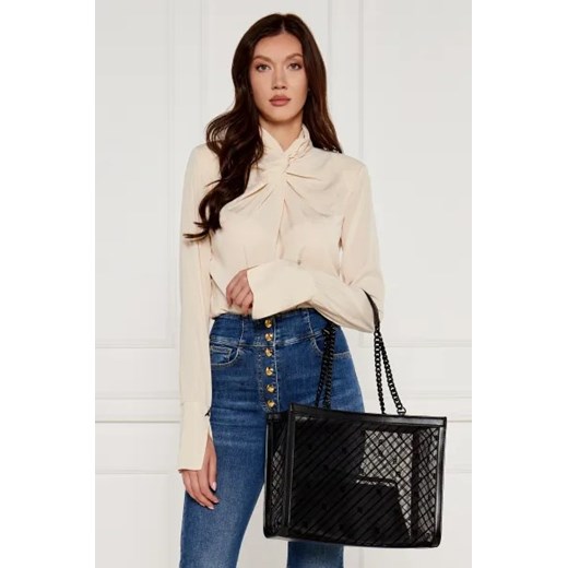 Shopper bag Elisabetta Franchi z nadrukiem