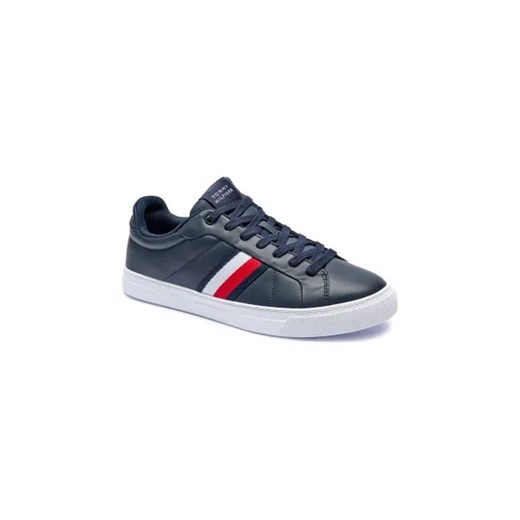 Buty sportowe męskie Tommy Hilfiger z tkaniny sznurowane granatowe