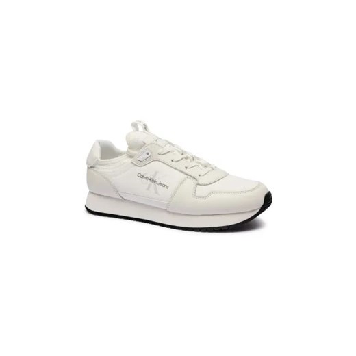 Buty sportowe męskie Calvin Klein sznurowane ze skóry