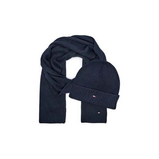 Tommy Hilfiger Szal + czapka | z dodatkiem kaszmiru ze sklepu Gomez Fashion Store w kategorii Czapki zimowe męskie - zdjęcie 175649253