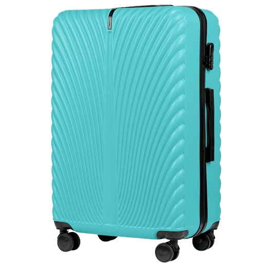 Walizka DUŻA WINGS SWAN 28" LIGHT BLUE ze sklepu WINGS w kategorii Walizki - zdjęcie 175651401