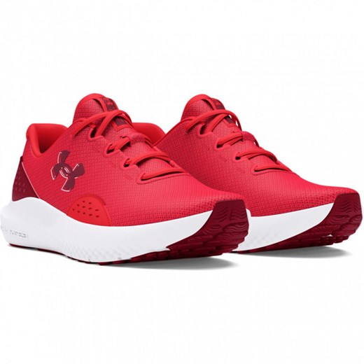 Męskie buty do biegania Under Armour UA Charged Surge 4 - czerwone ze sklepu Sportstylestory.com w kategorii Buty sportowe męskie - zdjęcie 175652351