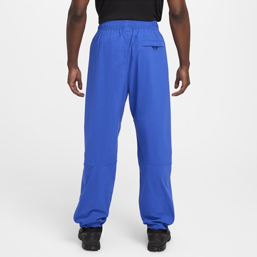 Męskie spodnie oversize z tkaniny Nike Tech - Niebieski Nike L Nike poland
