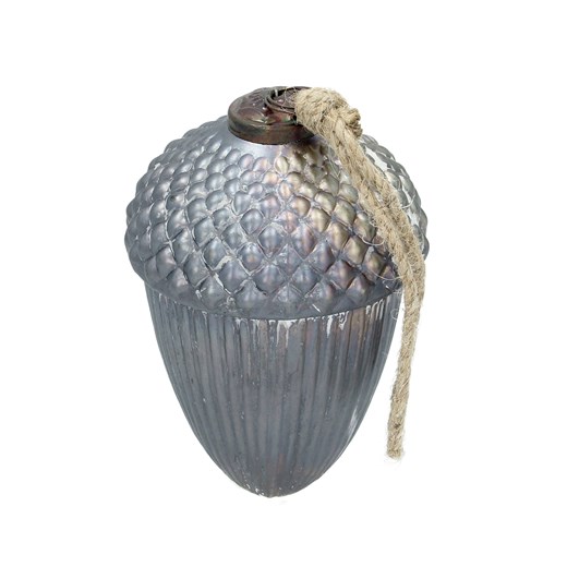 Bombka Vintage Frost 14 cm grey - id: 815-684 - marki Dekoria - 175655703 Bombka Vintage Frost 14 cm grey ze sklepu dekoria.pl w kategorii Dekoracje bożonarodzeniowe - zdjęcie 175655703