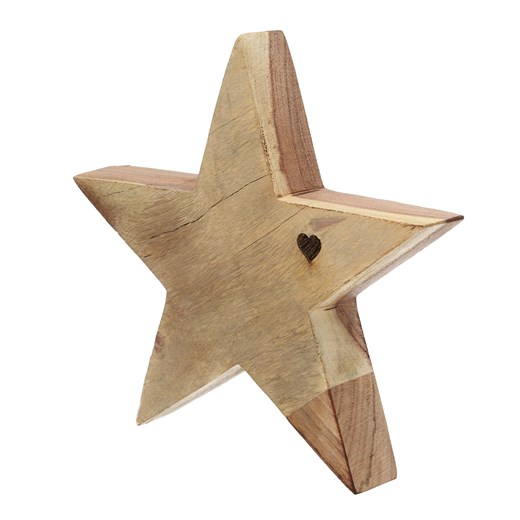 Dekoracja Wooden Star II 20x4x20 cm ze sklepu dekoria.pl w kategorii Dekoracje bożonarodzeniowe - zdjęcie 175655712