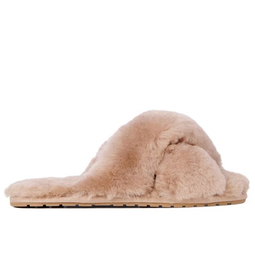 Klapki Emu Australia Mayberry W11573CAME - brązowe ze sklepu streetstyle24.pl w kategorii Klapki damskie - zdjęcie 175658811