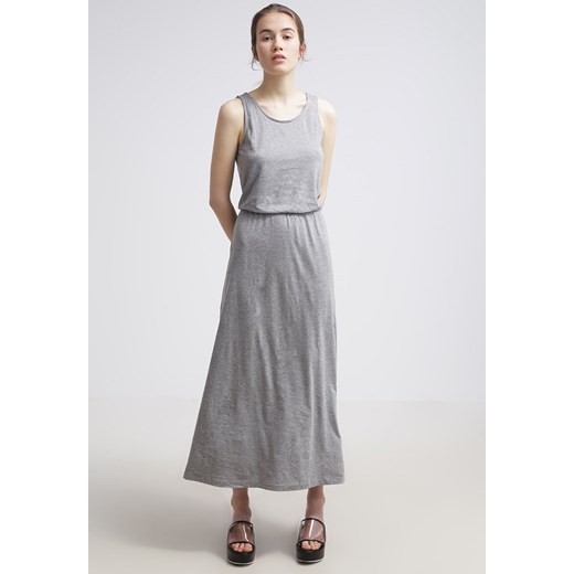 Vero Moda VMVALLY Sukienka z dżerseju light grey zalando  długie