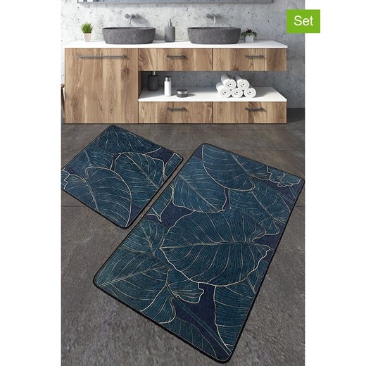 Elizabed Dywaniki łazienkowe (2 szt.) w kolorze granatowym ze sklepu Limango Polska w kategorii Akcesoria łazienkowe - zdjęcie 175664512
