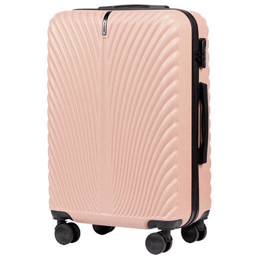 Walizka Średnia WINGS SWAN 24" PINK ze sklepu WINGS w kategorii Walizki - zdjęcie 175665710