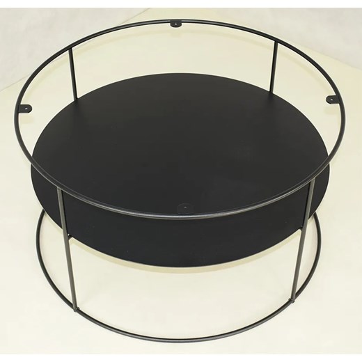 Industrialny stolik kawowy dąb artisan - Karolis 4X Elior One Size Edinos.pl