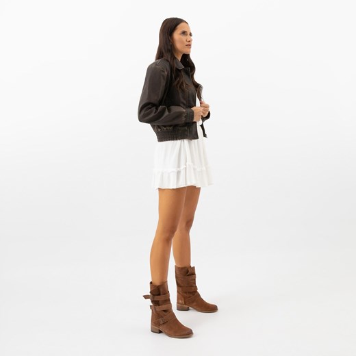 Wojas Wsuwane Botki Damskie W Kolorze Brązowym ze sklepu Wojas w kategorii Botki - zdjęcie 175669053