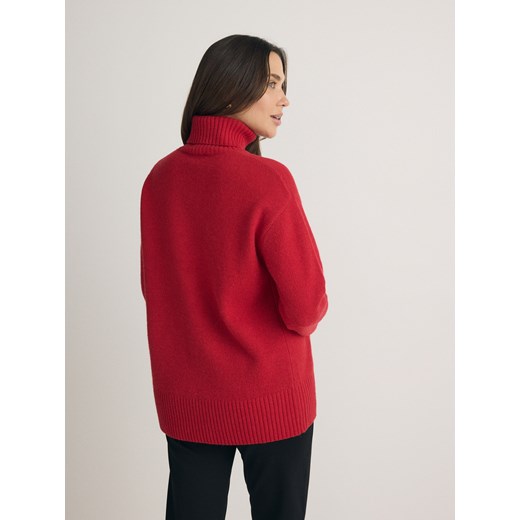 Sweter damski Reserved z golfem 