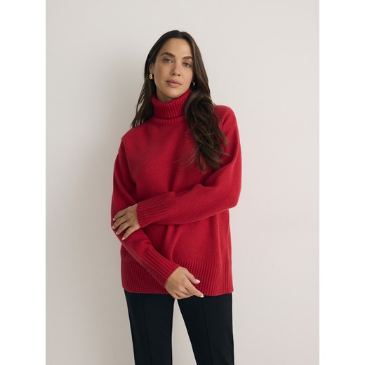 Sweter damski Reserved z golfem 