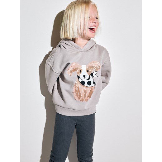 Reserved - Prążkowane legginsy - ciemnoszary Reserved 80 (9-12 m.) Reserved