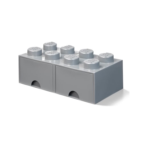 LEGO Pojemnik &quot;Brick 8&quot; w kolorze szarym z szufladami - 50 x 18 x 25 Lego onesize Limango Polska wyprzedaż