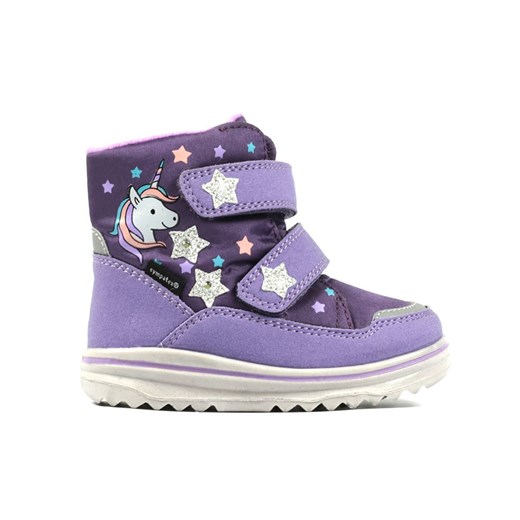 Richter Shoes Kozaki zimowe &quot;Freestyle&quot; w kolorze fioletowym ze sklepu Limango Polska w kategorii Buty zimowe dziecięce - zdjęcie 175687300