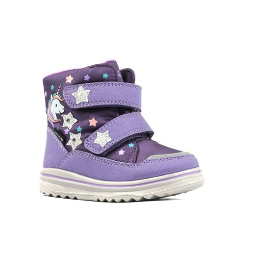 Richter Shoes Kozaki zimowe "Freestyle" w kolorze fioletowym 24 wyprzedaż Limango Polska