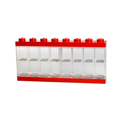 LEGO Pojemnik w kolorze czerwonym na figurki - 38,2 x 18,4 x 4,7 cm ze sklepu Limango Polska w kategorii Pojemniki kuchenne - zdjęcie 175687574