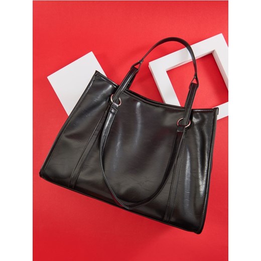 Sinsay - Torebka - czarny ze sklepu Sinsay w kategorii Torby Shopper bag - zdjęcie 175689843