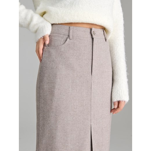 Sinsay - Spódnica midi - wielobarwny Sinsay XL Sinsay