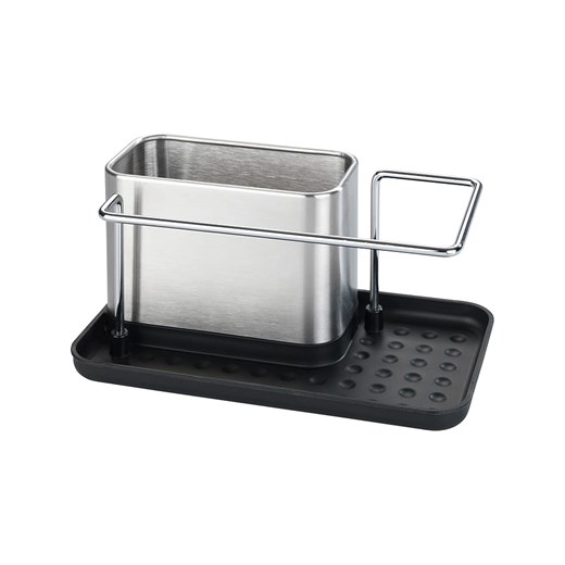 Wenko Organizer &quot;Orio&quot; w kolorze srebrno-czarnym do mycia naczyń - 21 x 10,5 x 12 cm ze sklepu Limango Polska w kategorii Akcesoria kuchenne - zdjęcie 175696782