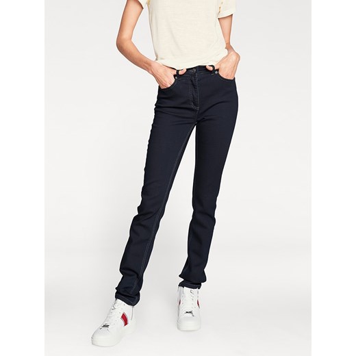 Heine Dżinsy - Slim fit - w kolorze granatowym Heine 38 wyprzedaż Limango Polska