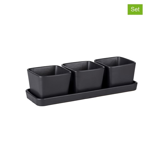 Wenko Miski (3 szt.) w kolorze czarnym do dipów ze sklepu Limango Polska w kategorii Misy i tace dekoracyjne - zdjęcie 175696981