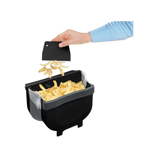 Wenko Kosz w kolorze czarnym na drzwi szafki kuchennej - 25,5 x 18 x 18 cm Wenko onesize promocyjna cena Limango Polska