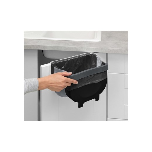 Wenko Kosz w kolorze czarnym na drzwi szafki kuchennej - 25,5 x 18 x 18 cm Wenko onesize wyprzedaż Limango Polska