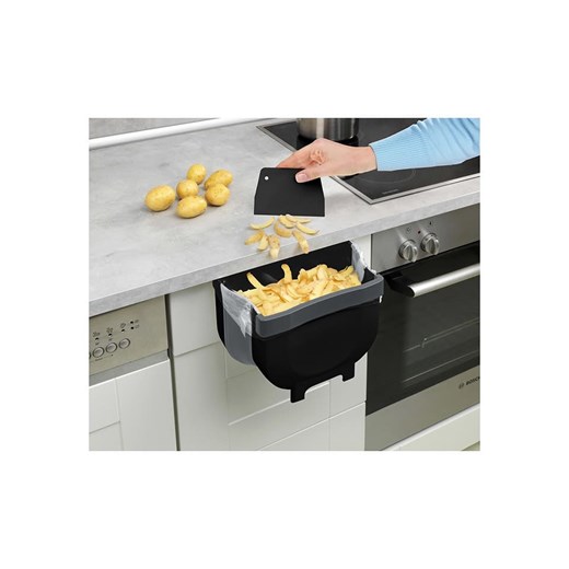 Wenko Kosz w kolorze czarnym na drzwi szafki kuchennej - 25,5 x 18 x 18 cm Wenko onesize okazja Limango Polska