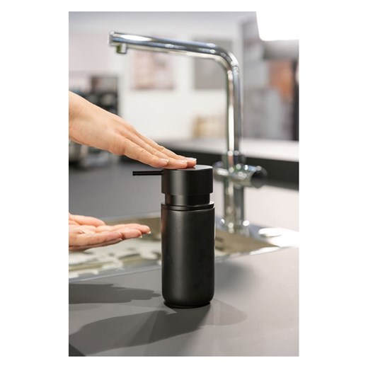 Wenko Dozownik mydła &quot;Silo&quot; w kolorze czarnym - 250 ml Wenko onesize okazja Limango Polska