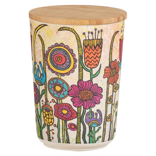 Wenko Pojemnik &quot;Flowers&quot; ze wzorem - 700 ml ze sklepu Limango Polska w kategorii Pojemniki kuchenne - zdjęcie 175697243