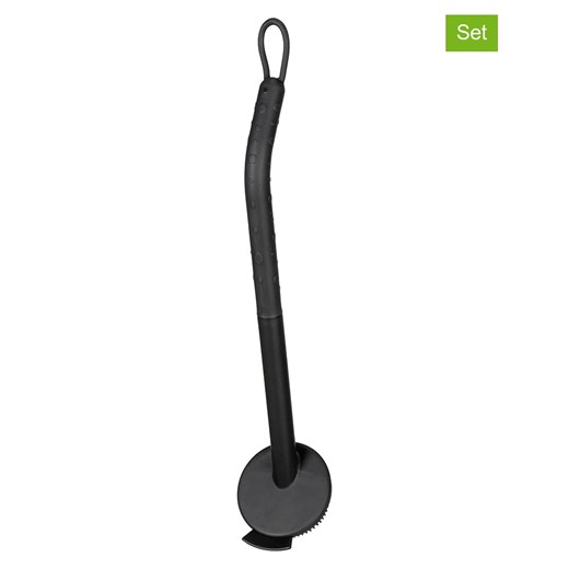 Wenko Szczoteczki (2 szt.) &quot;Cuvo&quot; w kolorze czarnym do mycia naczyń - dł. 31 cm ze sklepu Limango Polska w kategorii Akcesoria kuchenne - zdjęcie 175698502