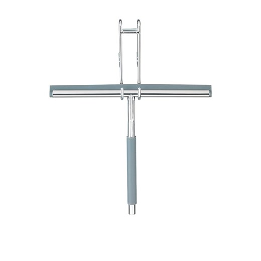 Wenko Ściągaczka &quot;Cave&quot; w kolorze srebrno-błękitnym - 26 x 21,5 x 3 cm ze sklepu Limango Polska w kategorii Akcesoria łazienkowe - zdjęcie 175699114