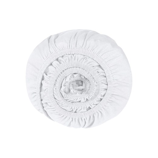 Schiesser Dżersejowe prześcieradło w kolorze białym na topper Schiesser 180x200 cm wyprzedaż Limango Polska