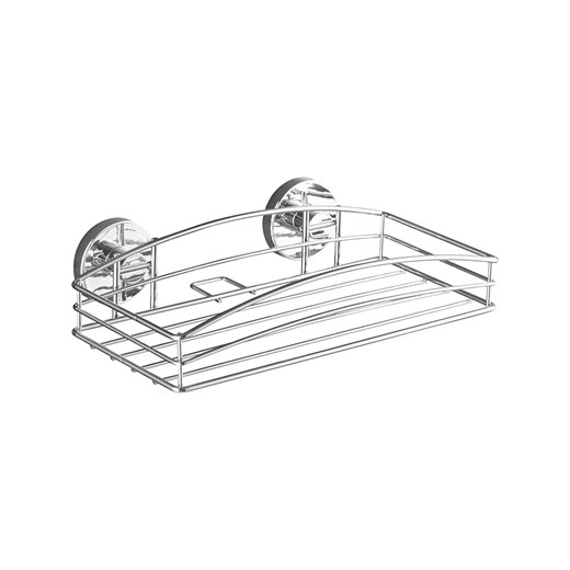 Wenko Półka ścienna w kolorze srebrnym - 26 x 6,5 x 14 cm ze sklepu Limango Polska w kategorii Szafy - zdjęcie 175699531