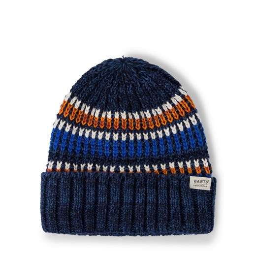 Barts Czapka męska - Travvis Beanie Mężczyźni Sztuczne włókno granatowy wzorzysty ze sklepu vangraaf w kategorii Czapki zimowe męskie - zdjęcie 175700051