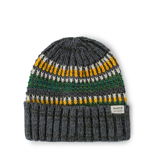 Barts Czapka męska - Travvis Beanie Mężczyźni Sztuczne włókno antracytowy wzorzysty ze sklepu vangraaf w kategorii Czapki zimowe męskie - zdjęcie 175700052