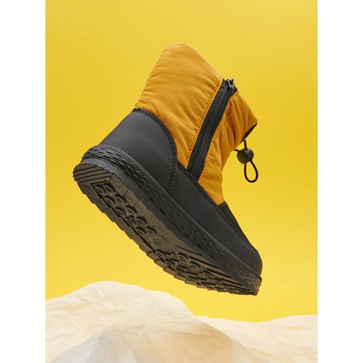 Sinsay - Śniegowce - żółty Sinsay 33 Sinsay