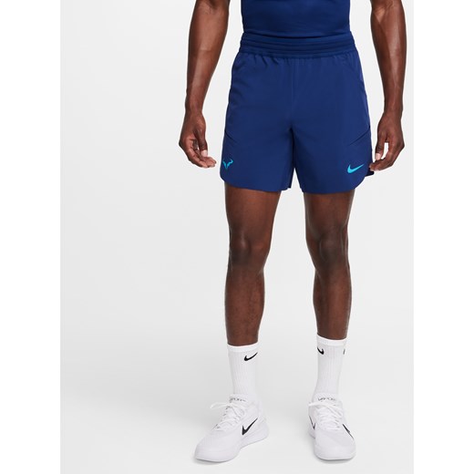 Męskie spodenki tenisowe Nike Dri-FIT ADV Rafa 18 cm - Niebieski ze sklepu Nike poland w kategorii Spodenki męskie - zdjęcie 175703902