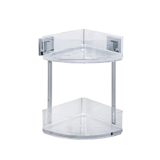 Wenko Regał narożny &quot;Quadro&quot; - 28 x 32,5 x 19,5 cm ze sklepu Limango Polska w kategorii Akcesoria łazienkowe - zdjęcie 175705273