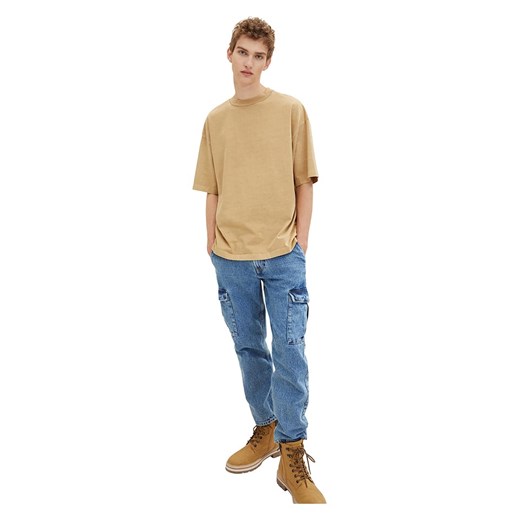 Tom Tailor Koszulka w kolorze beżowym Tom Tailor XL wyprzedaż Limango Polska