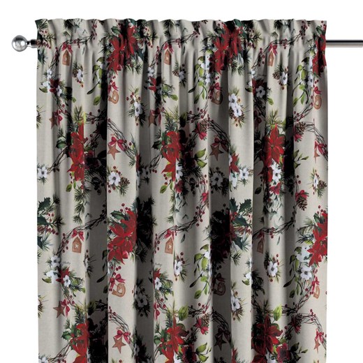 Zasłona na kanale z grzywką 1 szt. ze sklepu dekoria.pl w kategorii Zasłony - zdjęcie 175708392