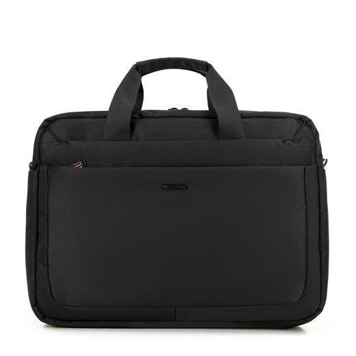 Męska torba na laptopa 15,6’’ jednokomorowa czarna ze sklepu WITTCHEN w kategorii Torby na laptopa - zdjęcie 175712743